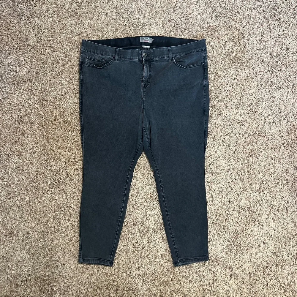 Torrid Bombshell Skinny Jeans 26R Black Premium Stretch High Rise Curvy Fit